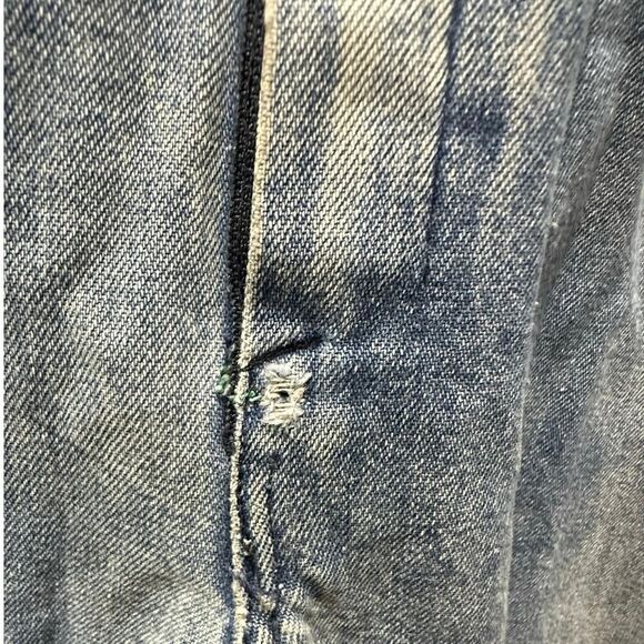 Vintage OshKosh B'Gosh Bib Overalls Denim Men’s 40x32 USA Vestbak Union Made - Picture 7 of 16